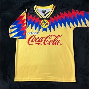 Club America 1995 Retro Jersey S-L Yellow América México